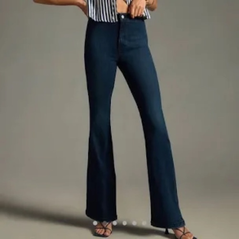 Anthropologie Pilcro High Rise Flare Denim Jeans Size 28